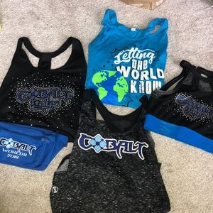stingray allstars cobalt tanks and fanny pack